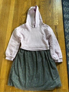 Carter's Light Pink Pullover Hoodie TuTu Dress